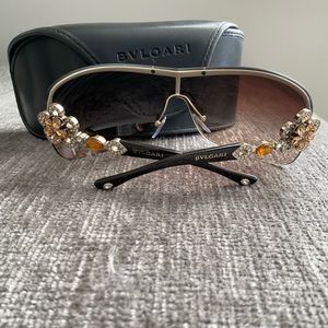 Bulgari Sunglasses with flower crystal